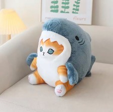 Kawaii Shark Cat Plush Toy