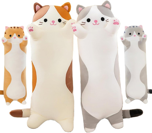 Long cat plush pillow - long, pillow,