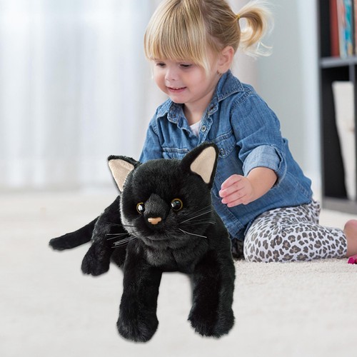 Inch black cat plush toy - cat,