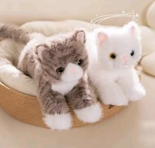 Cute Realistic Kitten Plush