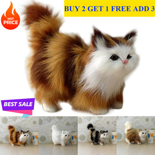 Realistic cat stuffed plush - cat,