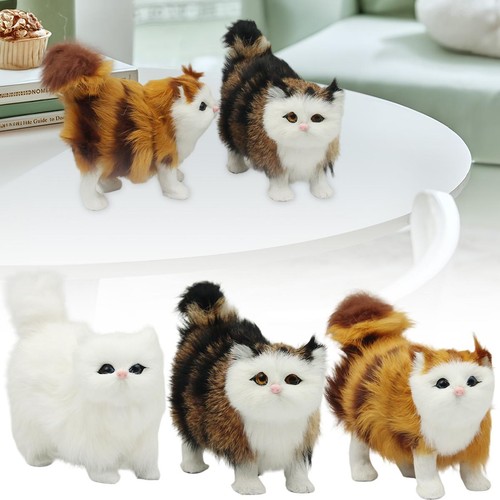 Realistic plush kitten soft - realistic,