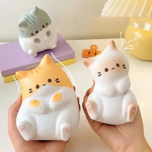 Cartoon cat squishy - cartoon, toy