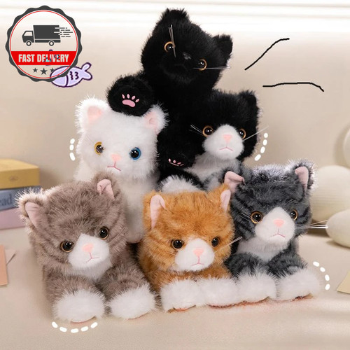 Realistic kitten plush toy - toy, –