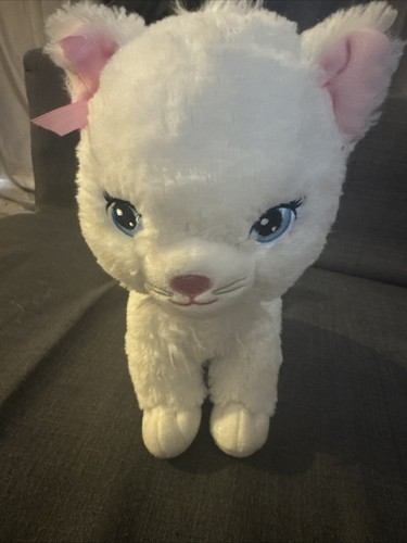 Lovely white cat soft toy - lovely,