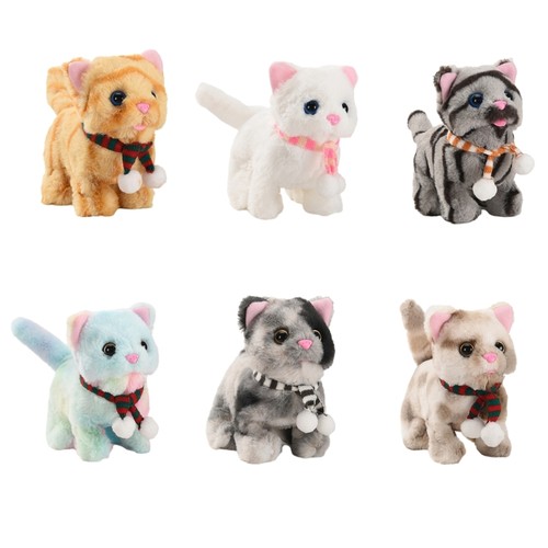 Musical electric plush cat toy - electric,