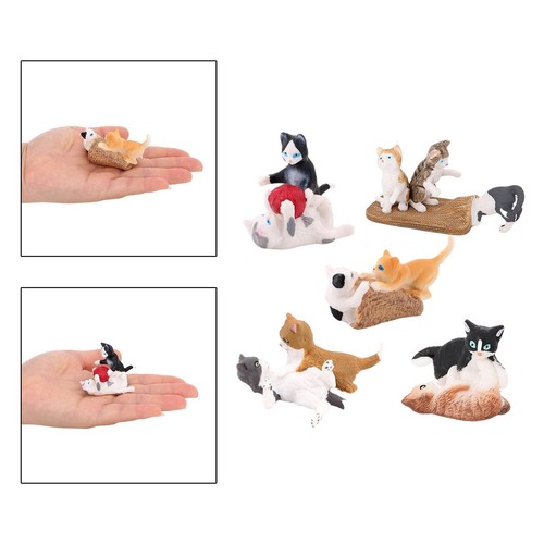 Set cat toy figure - 5,