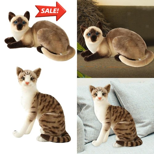 Realistic fluffy cat - realistic, stuffed