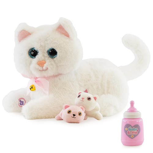 Interactive cat with - with, kittens