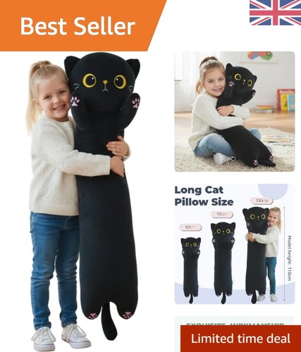 Extra long black cat - extra,