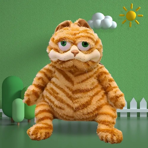 30cm cute fat orange cat - cute, plush