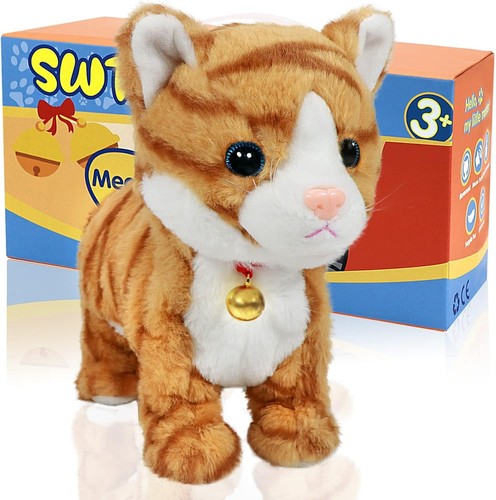 Interactive plush cat - interactive,