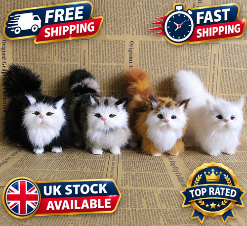 Realistic plush kitten - plush, soft