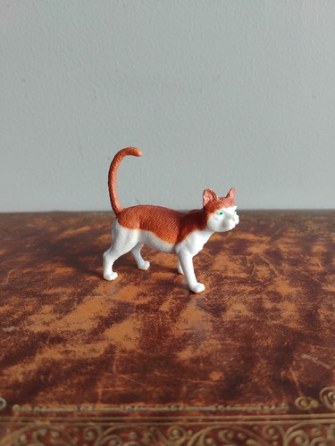 Ginger toy farm cat figure - ginger,