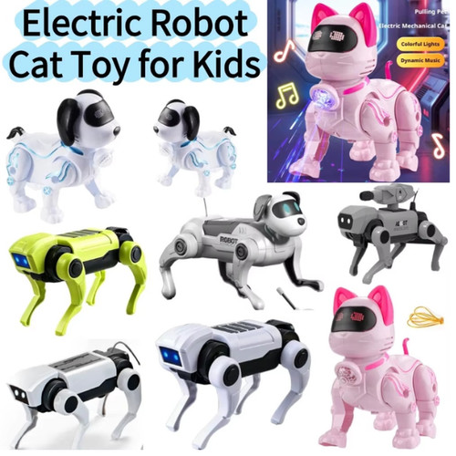 Walking robot cat toy for - robot,
