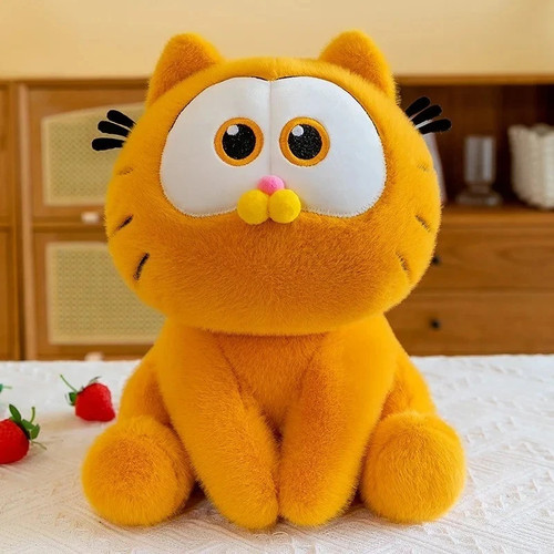 Stuffed cat plushie garfield - stuffed,