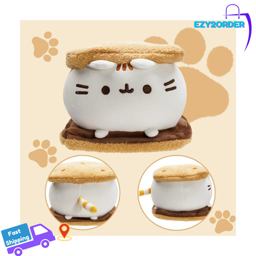 Fat cat chocolate cookie plush - fat,